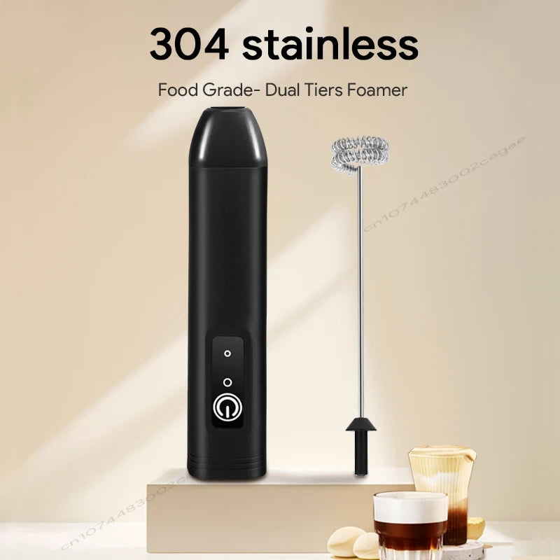 USB Rechargeable Handheld Milk Frother