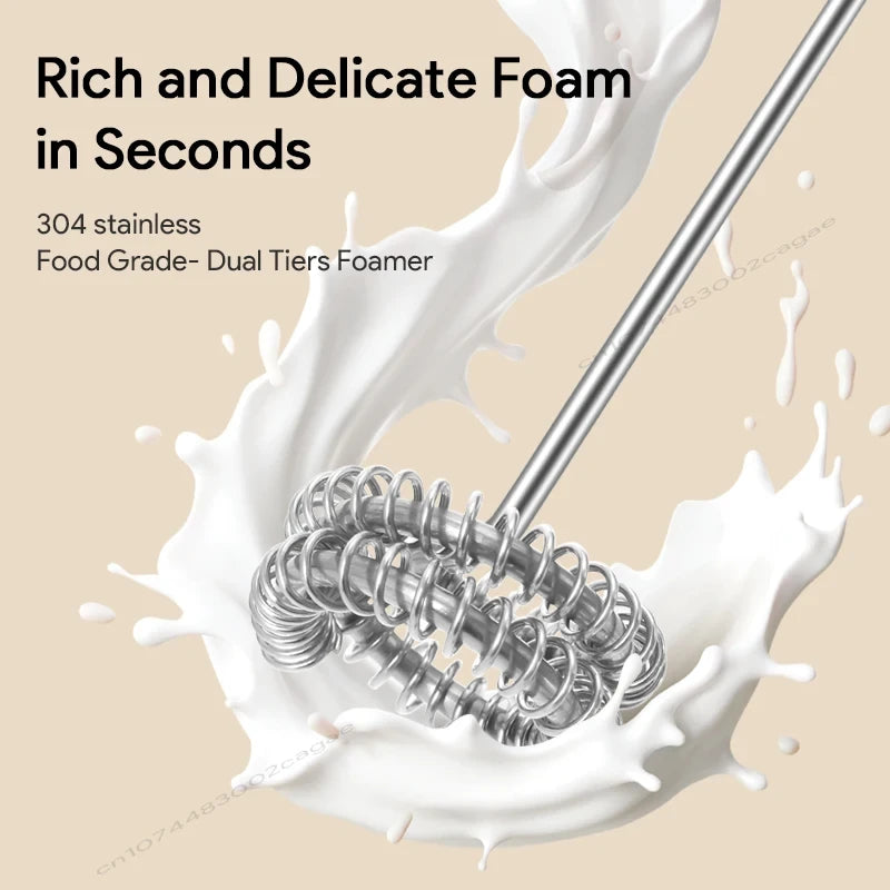 USB Rechargeable Handheld Milk Frother