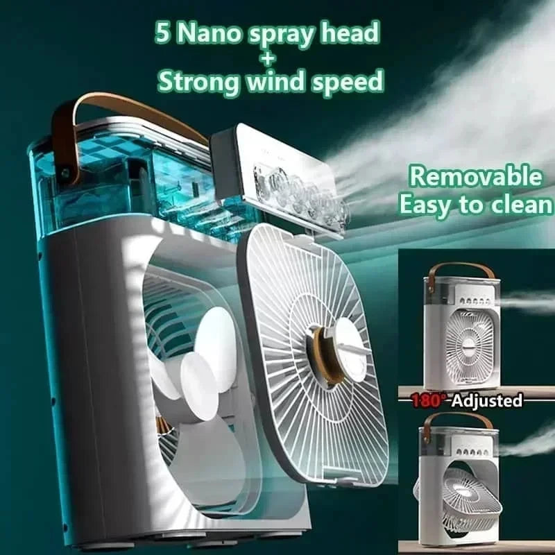 Portable Mini Air Cooler and Humidifier