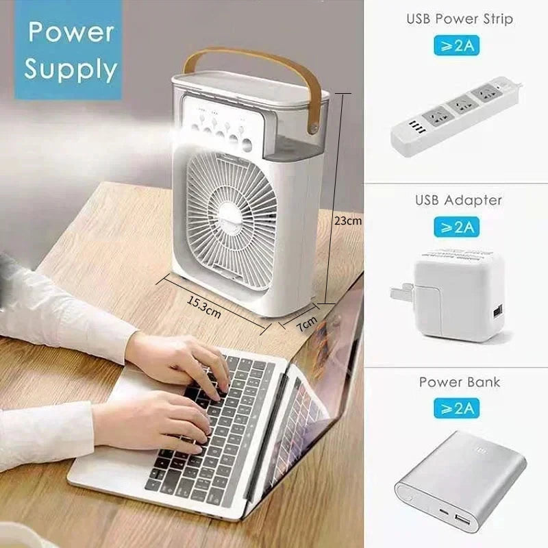 Portable Mini Air Cooler and Humidifier